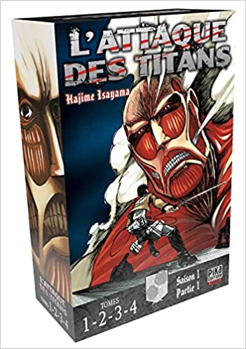 L'attaque des Titans Coffret Tome 1 à Tome 4